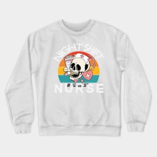 Santa's Favorite Night shift Nurse Crewneck Sweatshirt